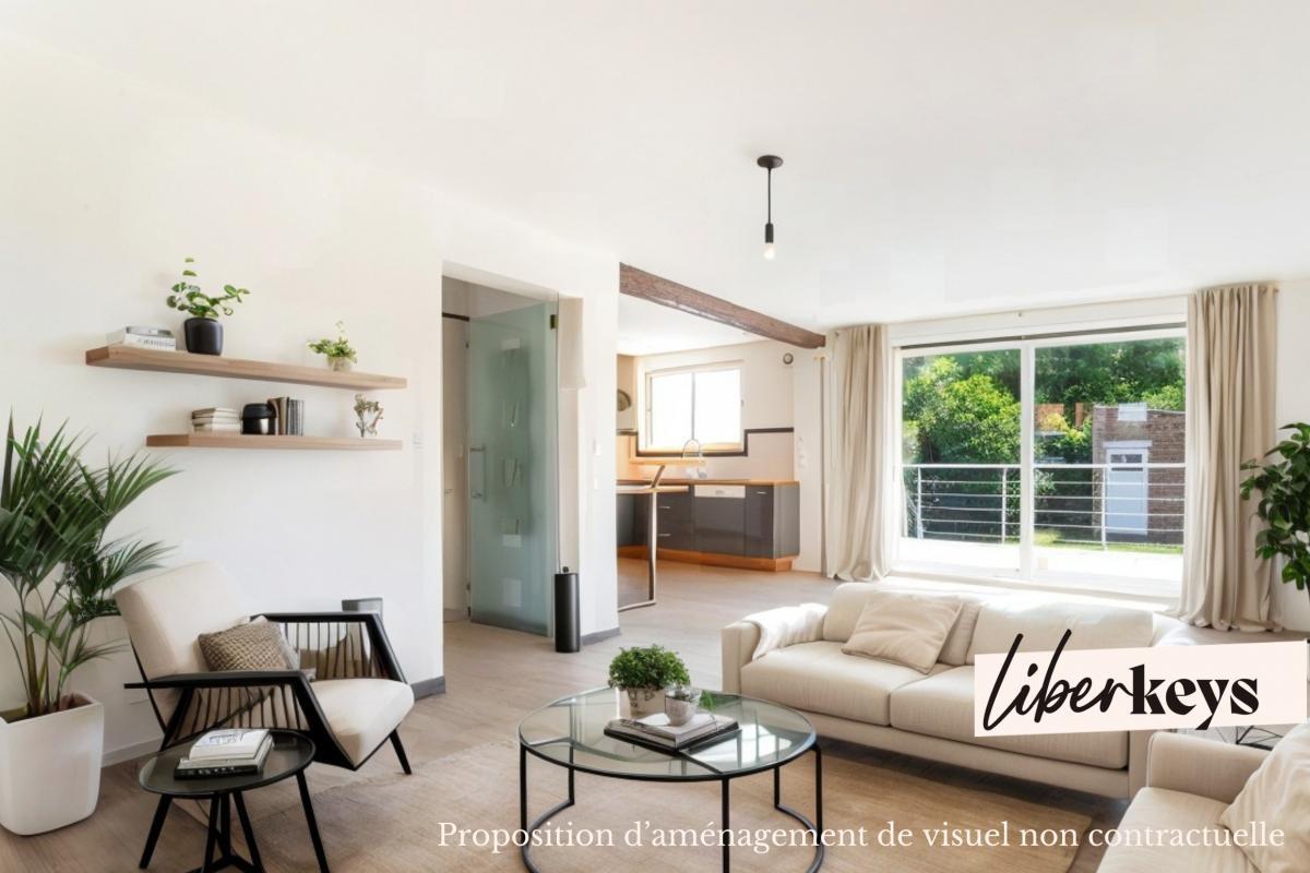 Maison 4 pièces - 2 garages - jardin - 90 m²