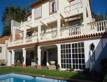 Villa Zusammen Malagueta Mit Meerblick In Malaga-Osten