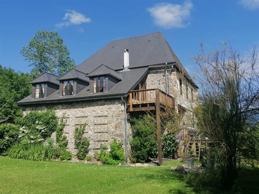 For Sale a 5 bedroom watermill set in 4332m2 of garden with a pool and water rights in Argein