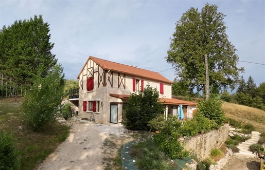 Sur les hauteurs de Montignac, situèe au calme, belle maison en pierre restaurée avec terrain d'envi