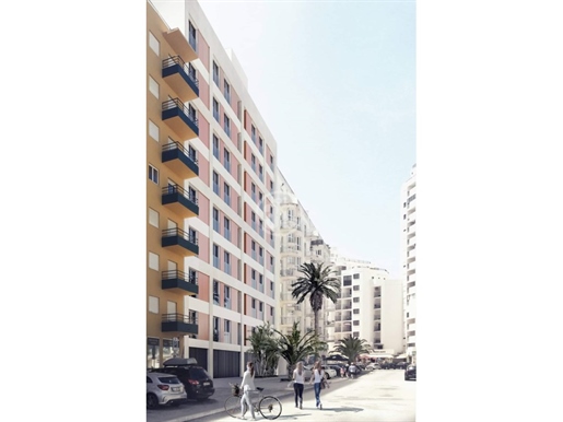 Apartment with 1 bedroom in new condominium under construction 100 meters from the beach!