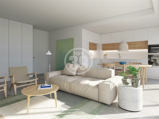 Appartement 2 chambre dans un nouveau bâtiment à 100 mètres de la plage d'Armação Pêra.