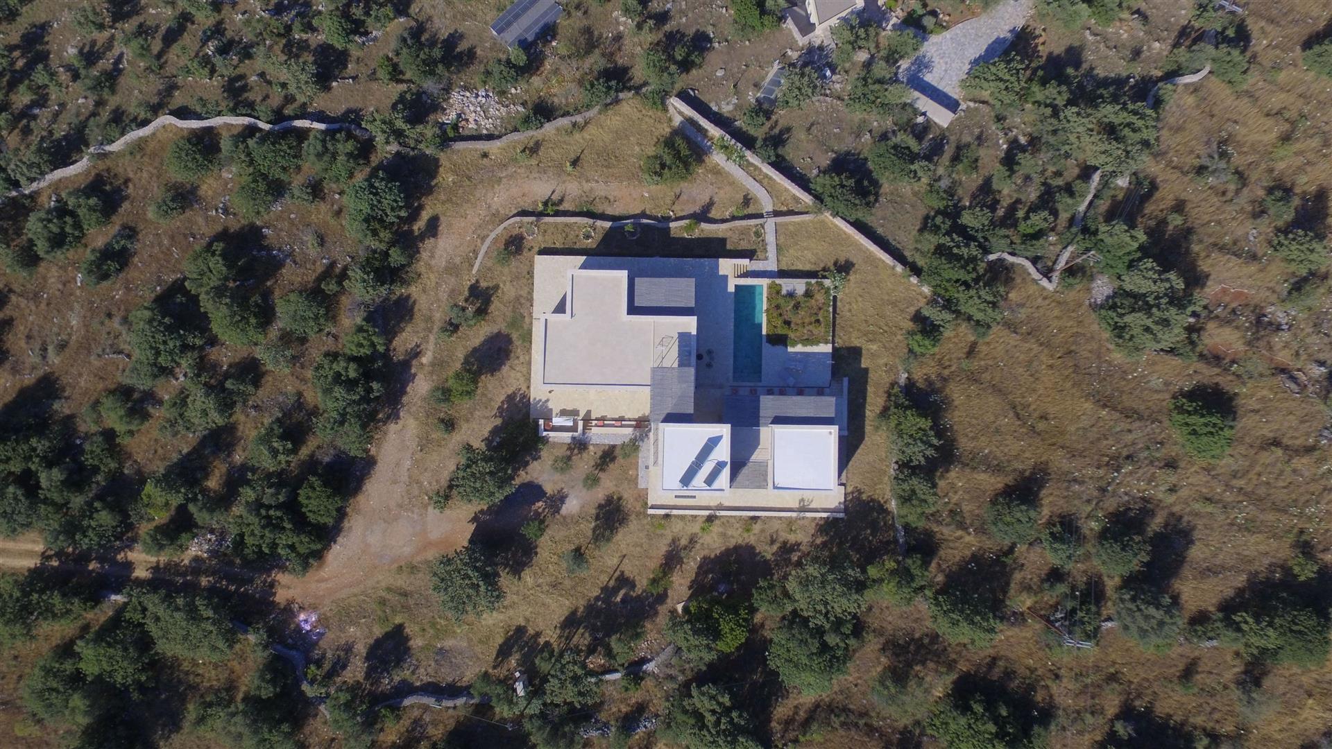 Modern Villa with Unobstructed Sea View in Pyrgos, West Mani