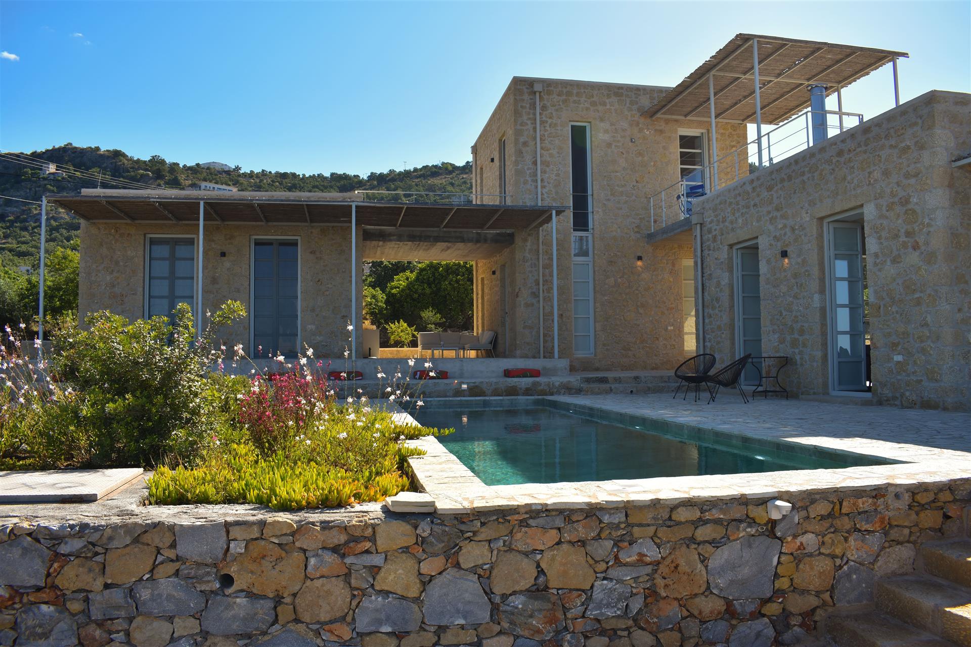 Modern Villa with Unobstructed Sea View in Pyrgos, West Mani