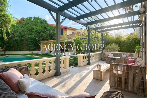 Villa for sale Cannes City center - Main villa + Guesthouse - 6 bedrooms - swimming pool - home cine