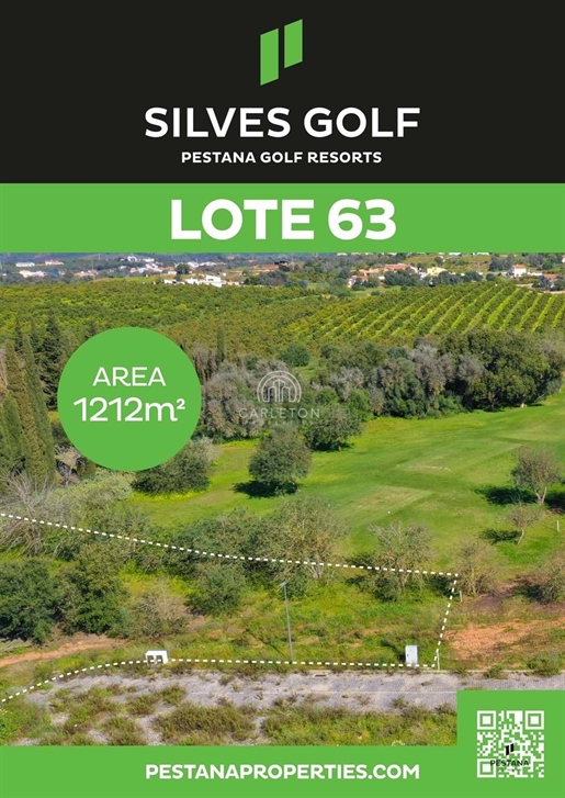 Golf front line plot for construction at Silves Golf Resort