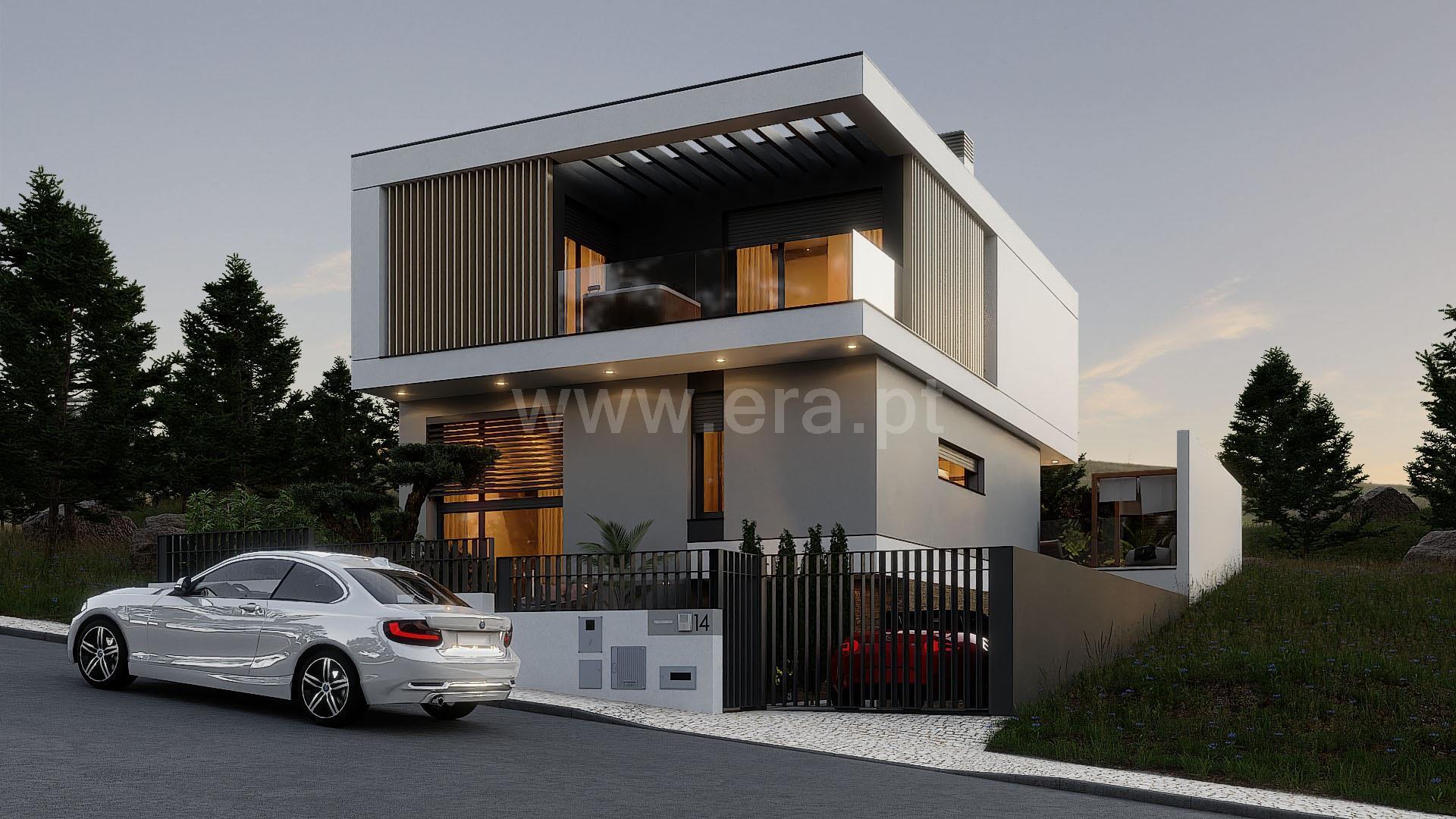 3 bedroom semi-detached house with sea views in Nazaré