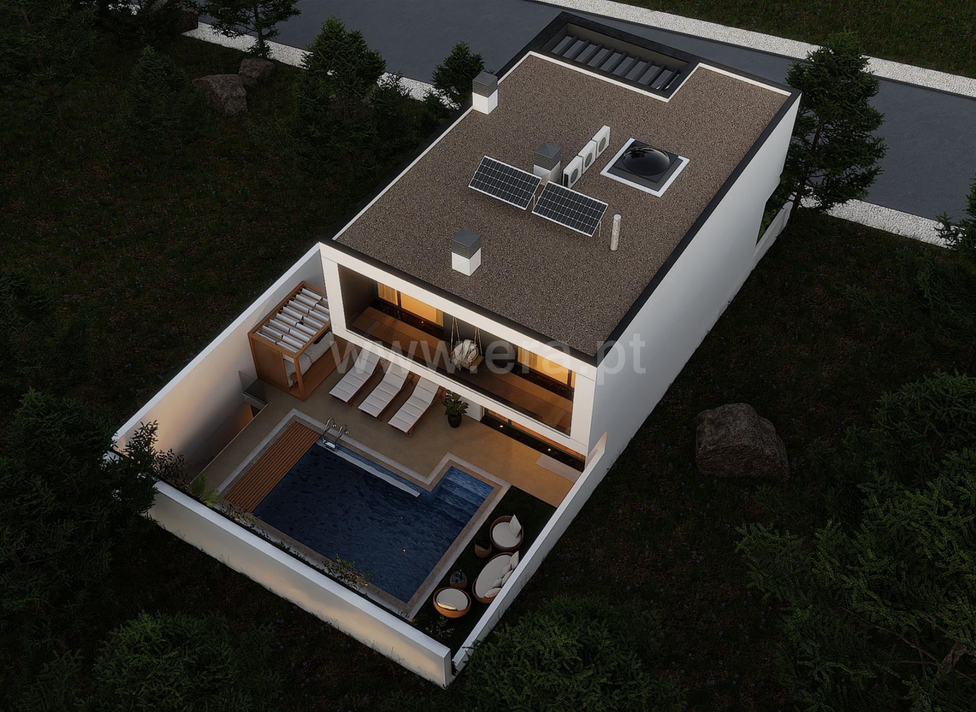 3 bedroom semi-detached house with sea views in Nazaré