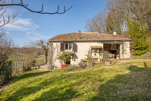 Gemütliches Bauernhaus aus Stein in Quercy Blanc