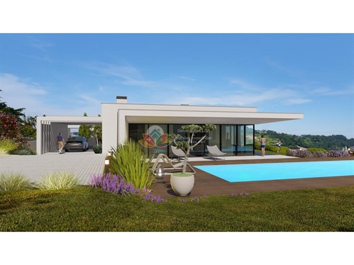 Schönes Bauprojekt Freistehende Villa auf einer Ebene mit Pool in einer sehr ruhigen Gegend, umgeben