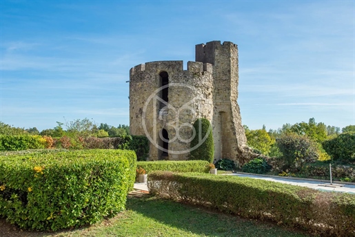 Chateau Medieval Inscrit Au Patrimoine Historique