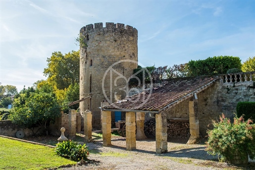 Chateau Medieval Inscrit Au Patrimoine Historique