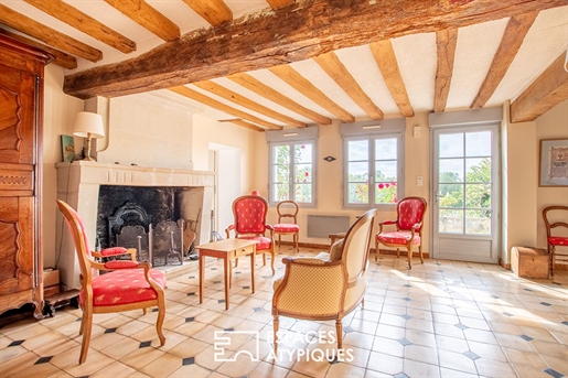 Charming house with direct view of the Loire