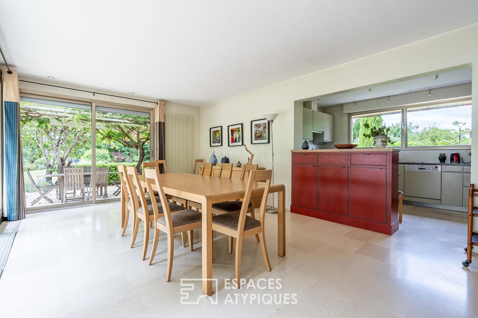 Maison d'architecte avec vue panoramique sur la Loire