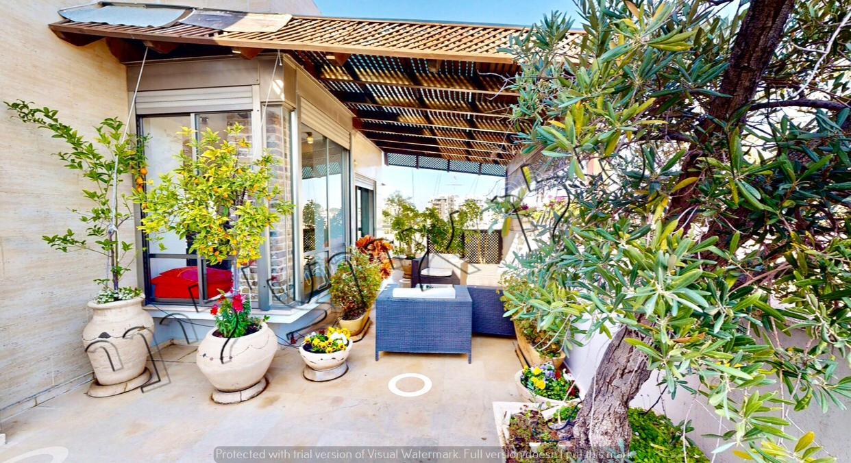 In Givatayim, in Ein Gedi street ,Rooftop apartment,
