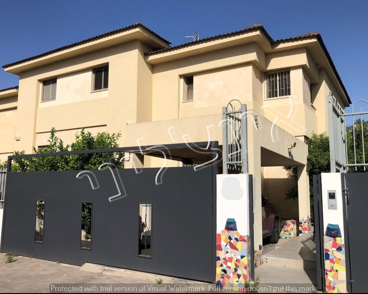 In Hod Hasharon,A magical, bright and unique semi-detached house