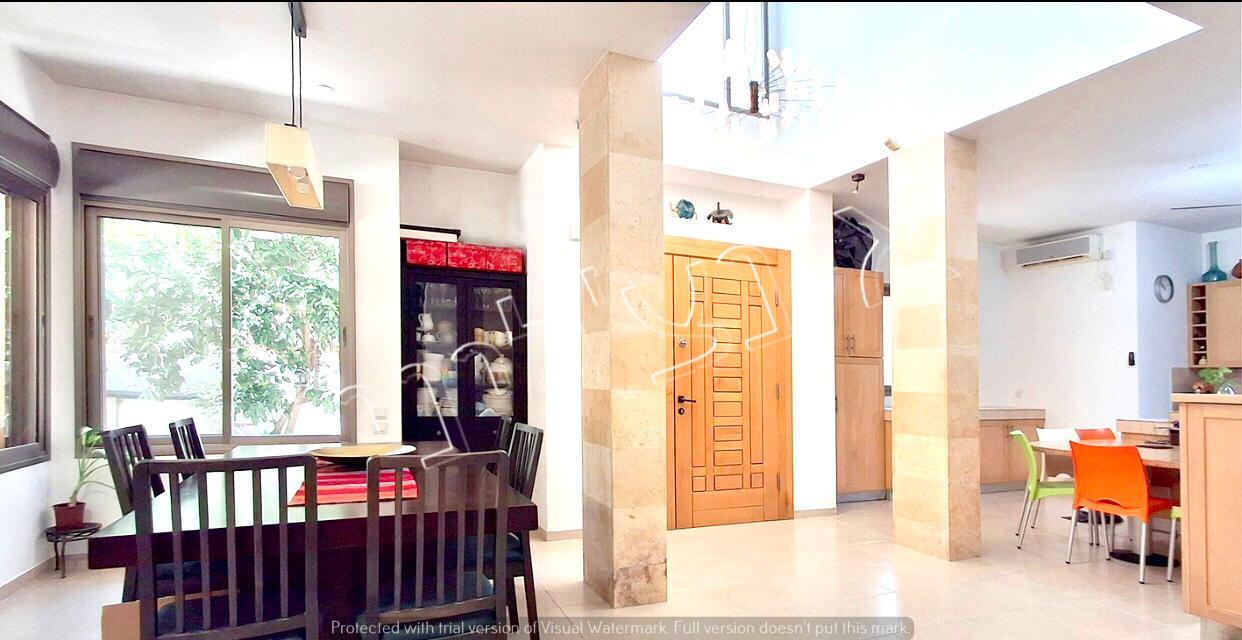 In Hod Hasharon,A magical, bright and unique semi-detached house