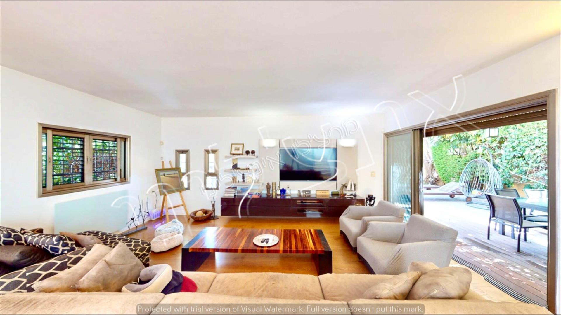 In Ra'anana,a semi-detached house designed