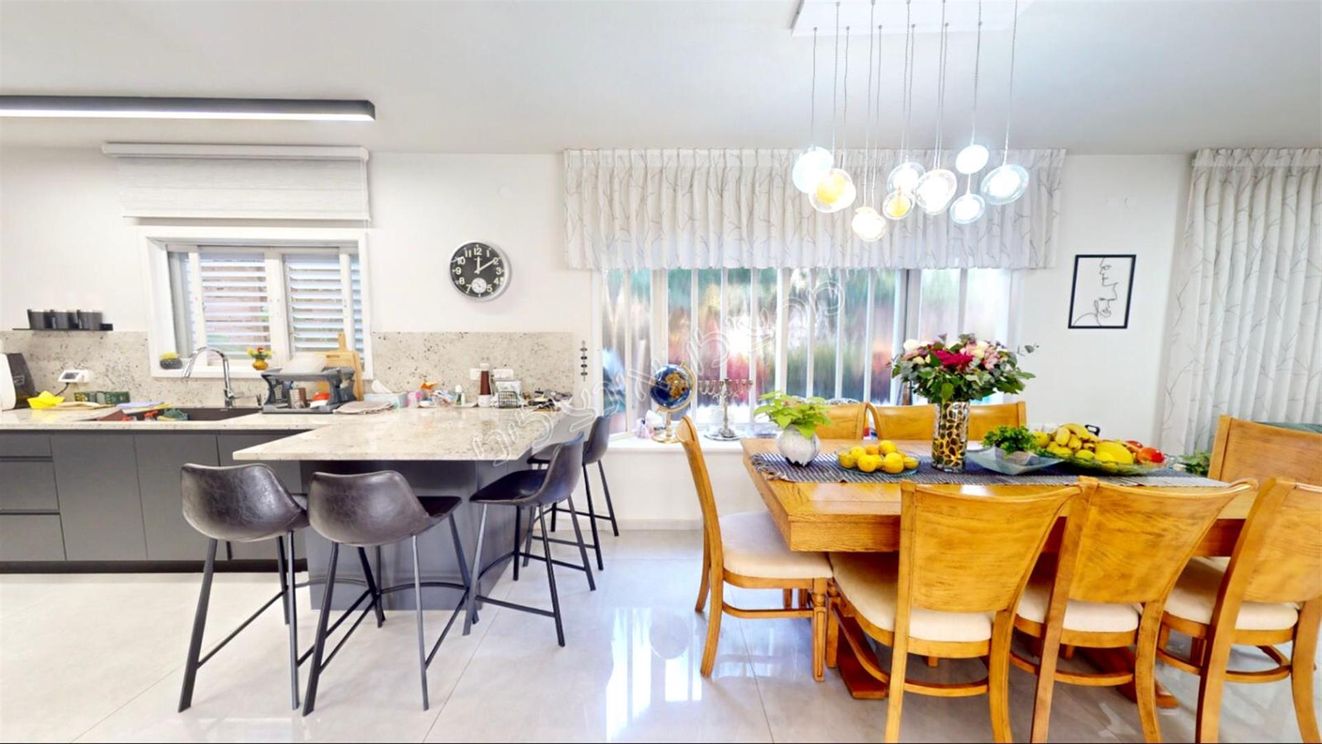 In Ra'anana,A magical and beautiful private house on two levels.
