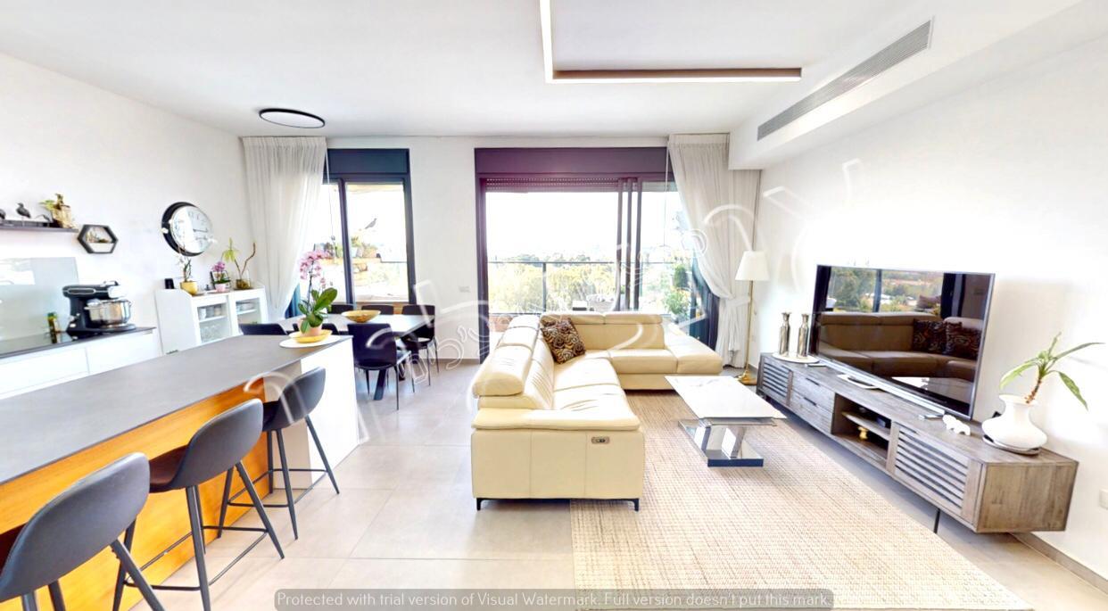 In Ra'anana, a magical and unique rooftop duplex