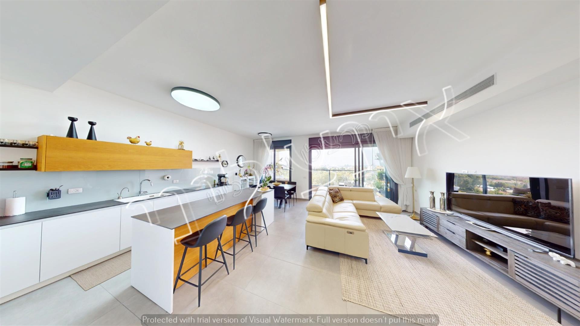 In Ra'anana, a magical and unique rooftop duplex