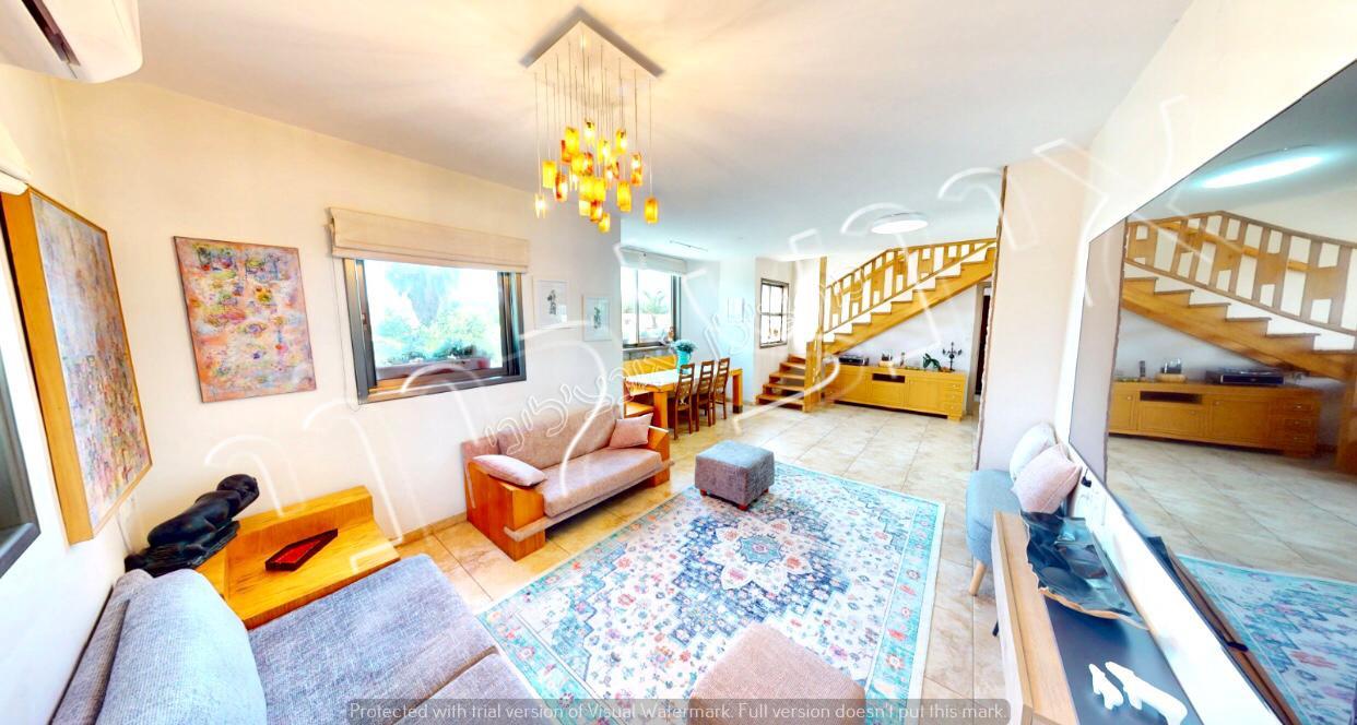 In Rosh HaAyin,a rustic-style duplex