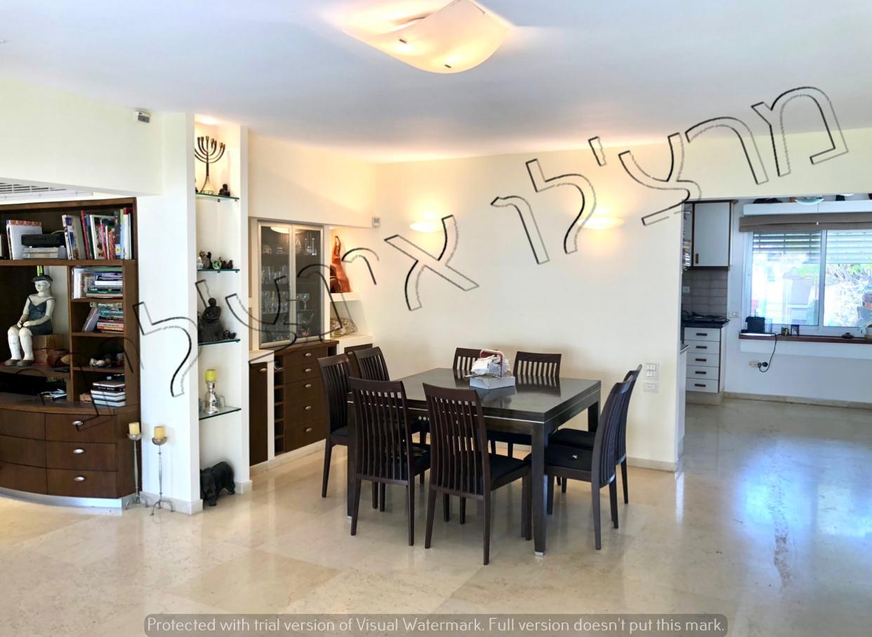 In western Ramat Hasharon,A special and quiet pastoral semi detached house
