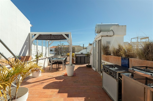 Santa Luzia, traditional refurbished village house with 3 bedrooms and fantastic top terrace
