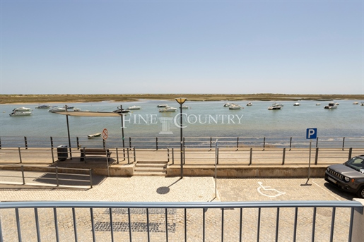 Cabanas de Tavira, refurbished waterfront T2 townhouse with superb views.