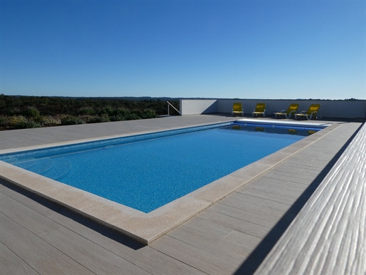 Serpa, Alentejo, modern 3-bedroom villa with pool on a huge private plot with stunning views.