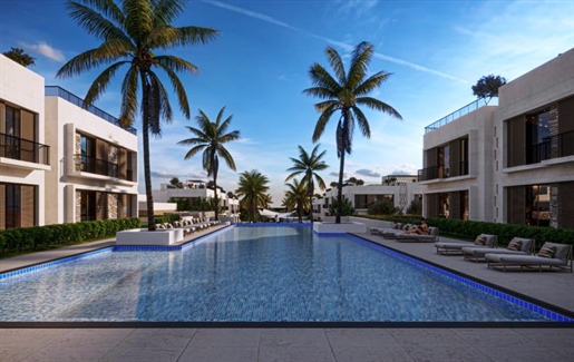 We are delighted to present this exclusive collection of two-bedroom garden apartments in Alsancak,