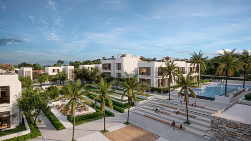 We are delighted to present this exclusive collection of two-bedroom garden apartments in Alsancak,