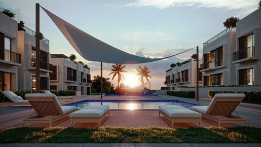 We are delighted to present this exclusive collection of two-bedroom garden apartments in Alsancak,