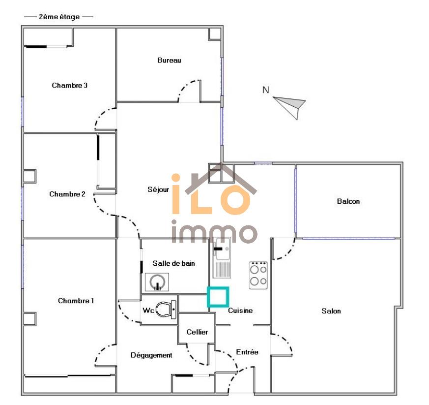 Appartement de 105m2 avec garage Résidence Les Facultés