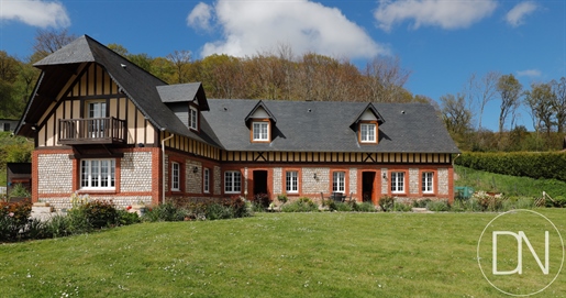 Normannische Immobilie auf fast 1 Hektar, in der Nähe von Fécamp, Seine maritime (76), Côte d'Abâtr