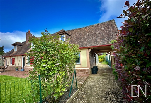 Charming farmhouse with garden, 20 minutes from Rouen center, Seine Maritime (76) for sale