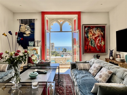 Sea View Bourgeois Apartment For Sale in Cannes