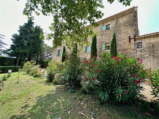 Authentic Stone Bastide for sale in Venejan, 1 hour from Marseille