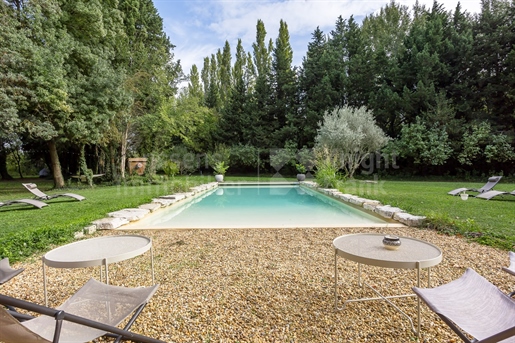 Property with pool and tree filled garden in Avignon in the Vauc