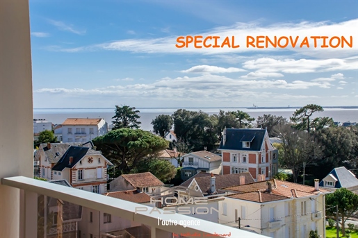 Royan Pontaillac - Appartement Avec Vue Imprenable Sur La Mer A Renover