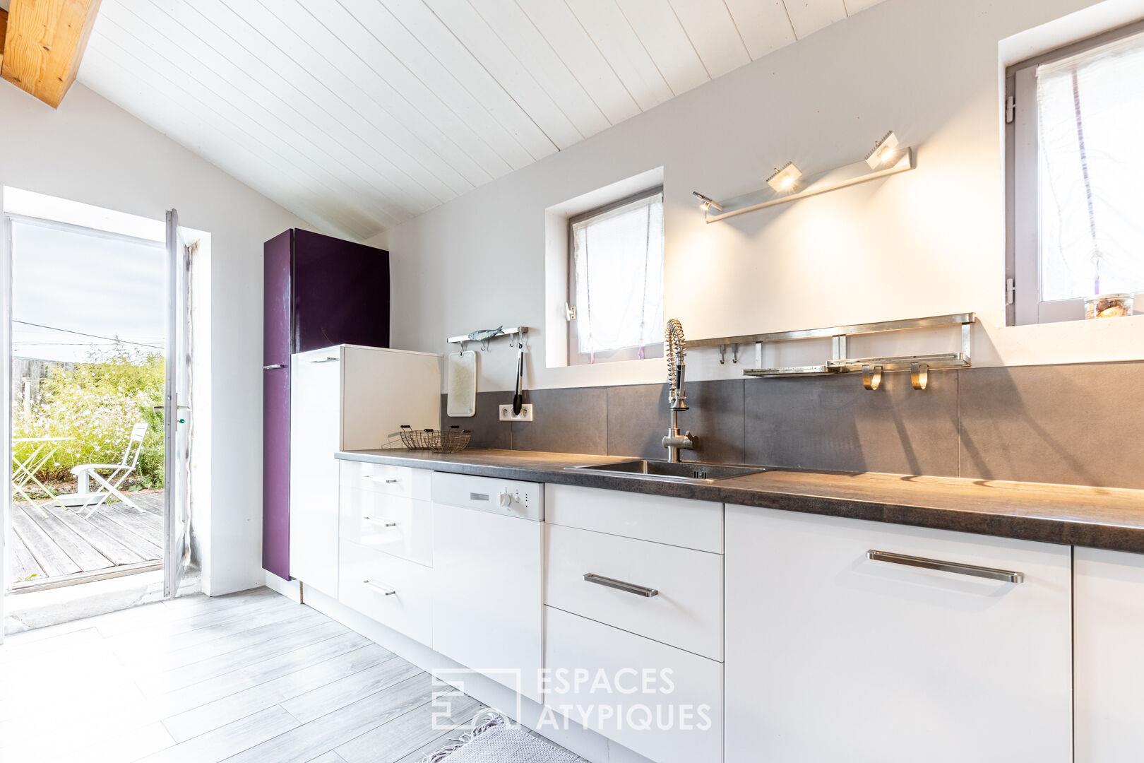 Old wine storehouse with a romantic metamorphosis