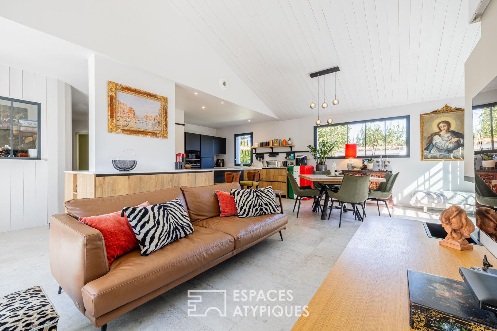 Villa empreinte d'élégance et de raffinement, à proximité de la plage