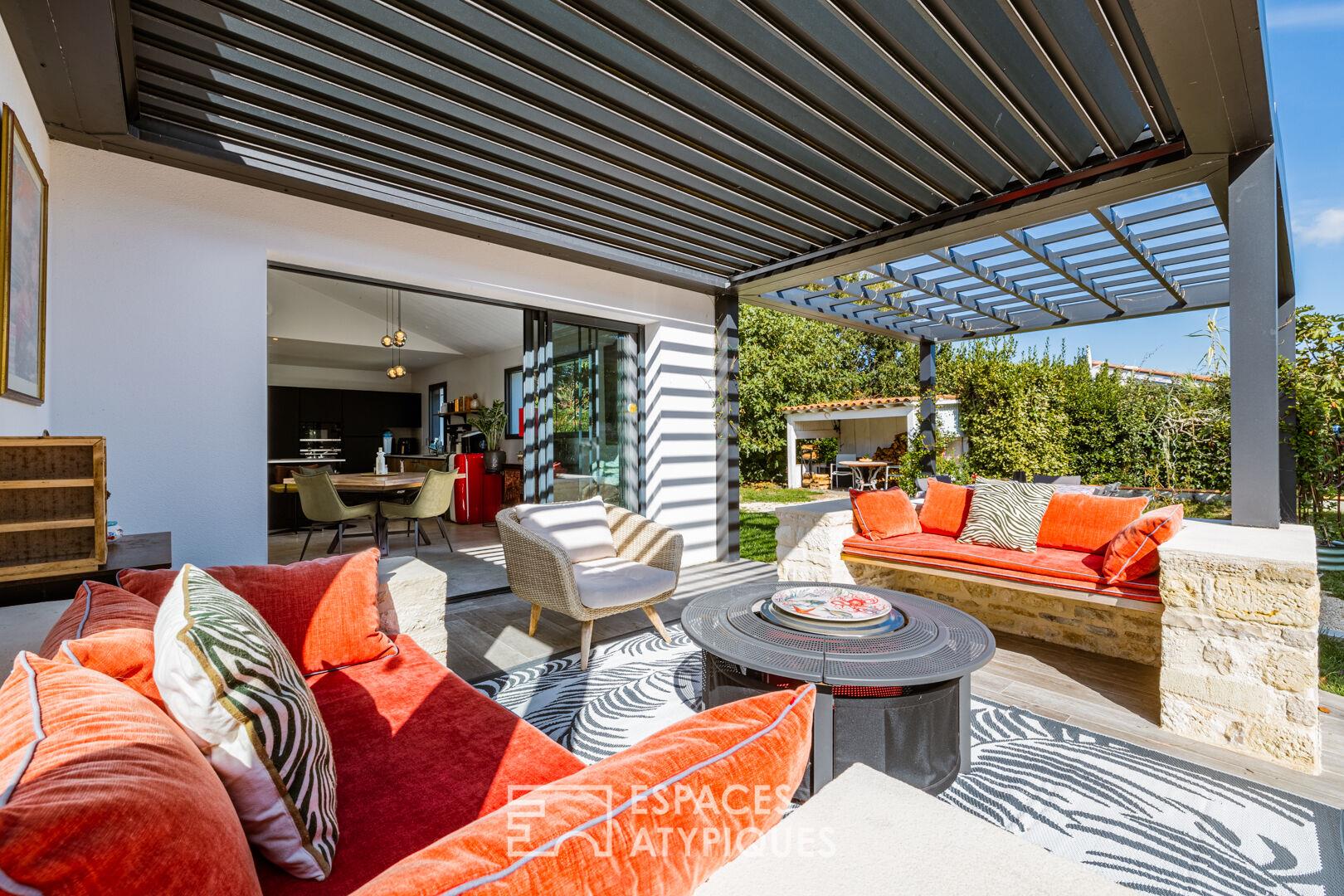 Villa empreinte d'élégance et de raffinement, à proximité de la plage