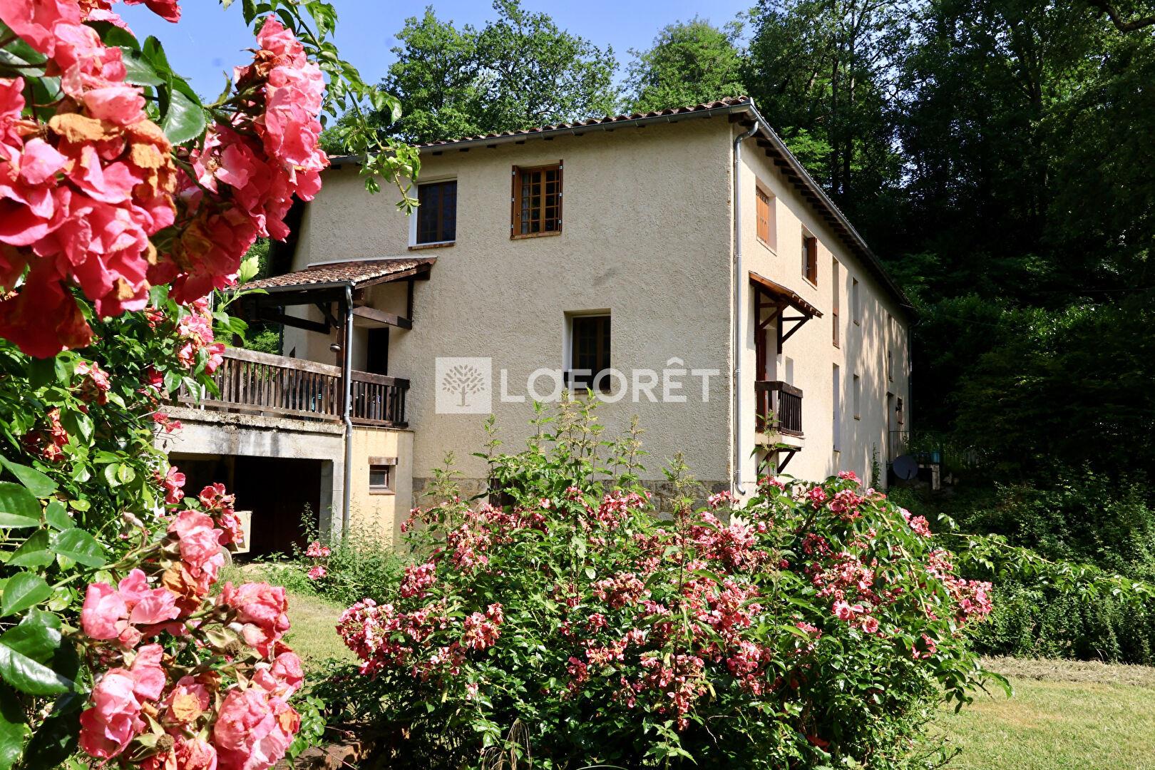Moulin, a haven of peace between stones and river