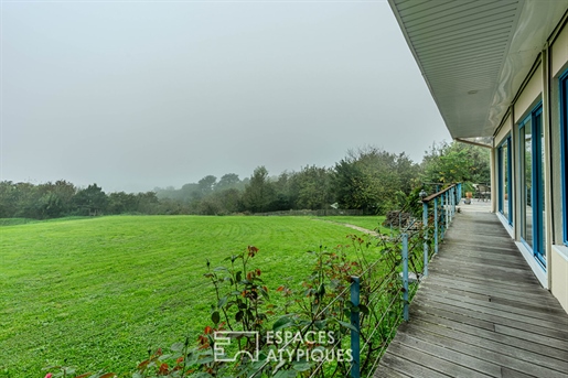 Une vue à vous couper le souffle sur la vallée de la Loire proche Nantes