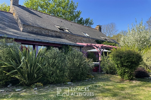 Carmine pink - Stone farmhouse in Pompas (Herbignac)