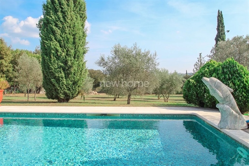 Villa in rural setting amoungst olive trees with view lake