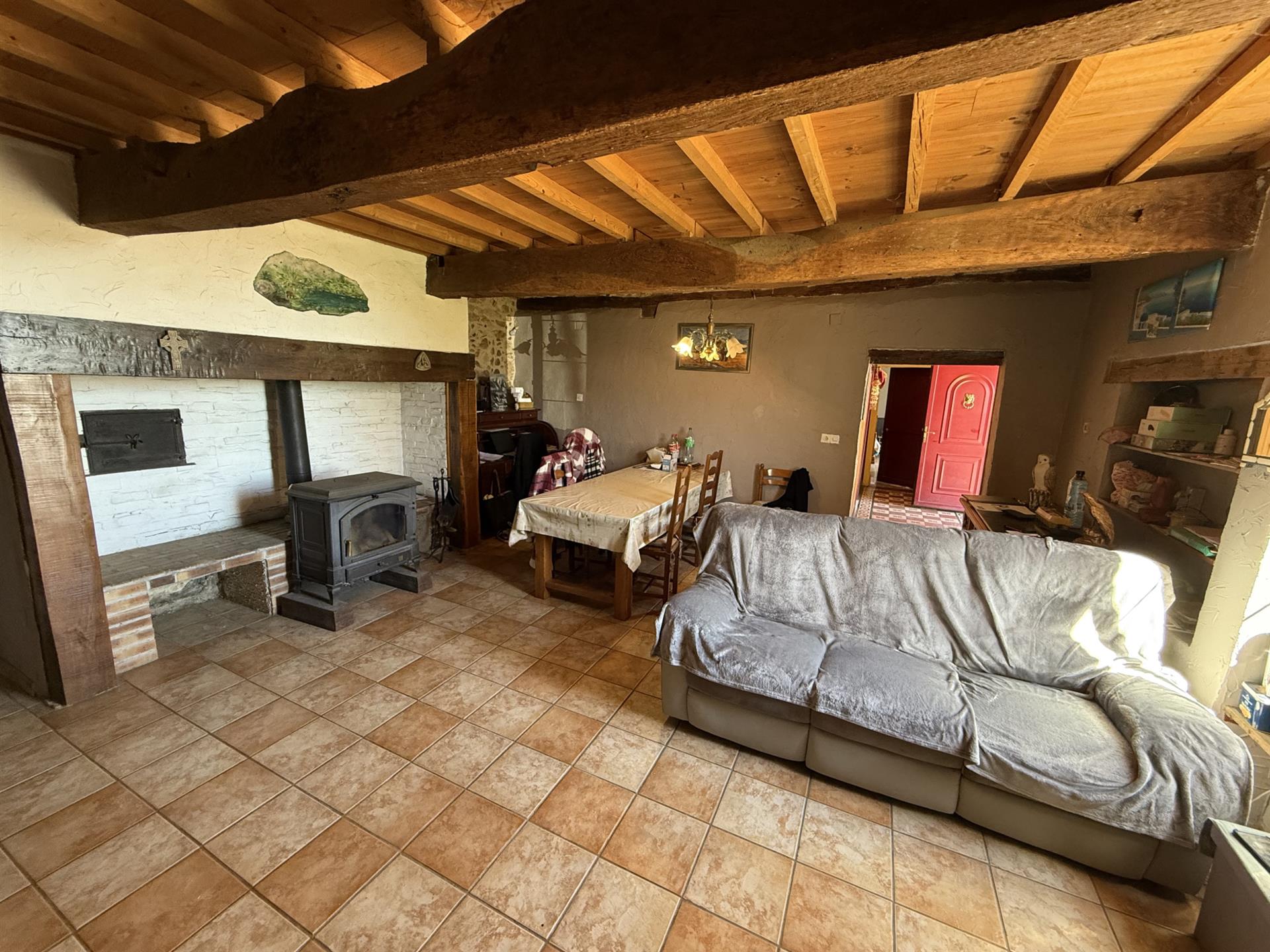 Farmhouse T5 162 M2 / Outbuildings / 9.9 Hectares / Pyrenees View