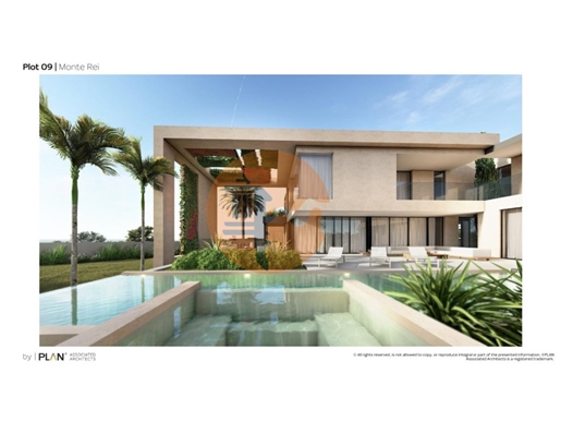 Plot of land intended for the construction of a villa T5, with 2 floors and basement in lot 9 of Mon