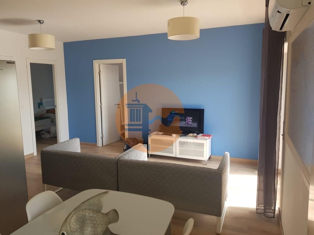 T2 with 23m2 terrace in Monte Gordo on the First Line, Sea View